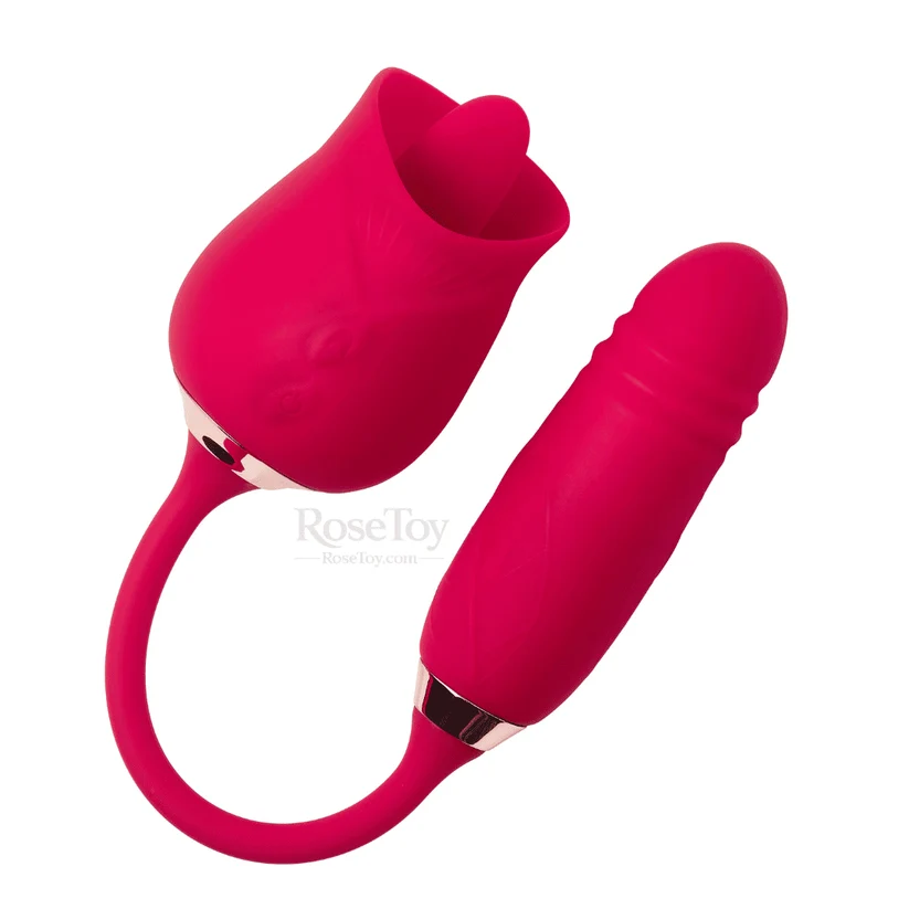 Rose Aura – Licking & Thrusting Vibrator Rose Aura – Licking & Thrusting Vibrator