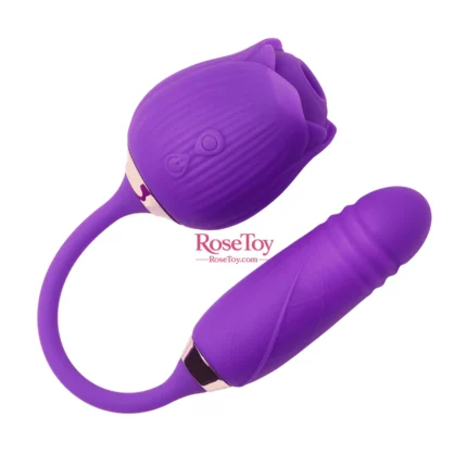 Rose Dildo – Suction & Thrusting Vibrator